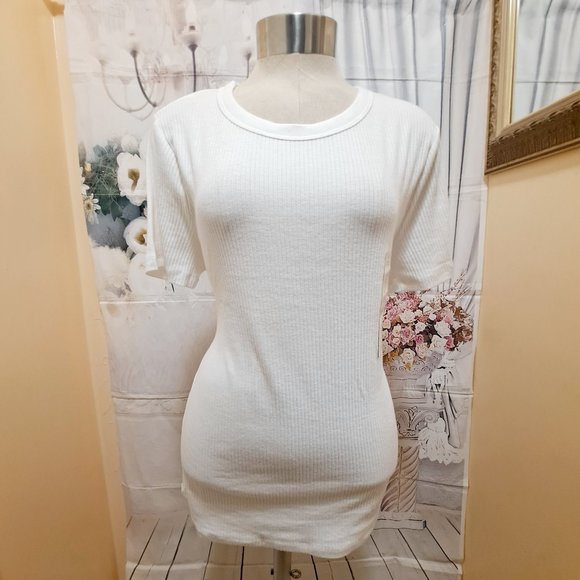 Short Sleeve T-Shirt Casual Blouse Top Size Large - Picture 1 of 6